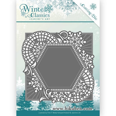 Jeanine Art Dies - Winter Classic - Hexagon Frame Dies 