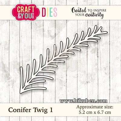 Craft & You - Cutting Dies - Conifer Twig 1