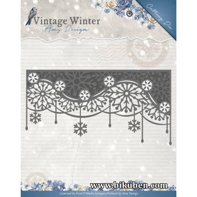 Amy Design - Vintage Winter - Snowflake Border Dies