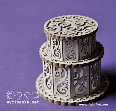 Wycinanka - Chipboard - 3D Kake