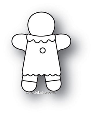 Poppystamps - Little Gingerbread Girl Die