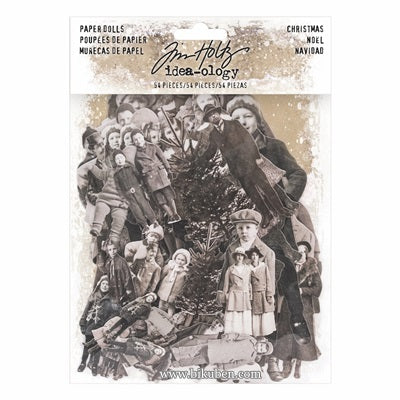 Tim Holtz - Ideaology - Paper Dolls - Christmas