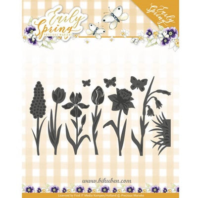Precious Marieke - Early Spring - Spring Flowers and Butterflies Dies