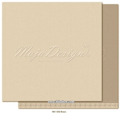 Maja Design - Shades of Celebration - Monochrome - Old Brass    12 x 12"