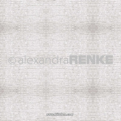 Alexandra Renke - Wood structur light grey  Paper   12 x 12"