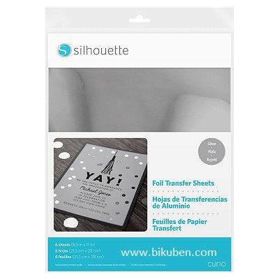 Silhouette America - Foil Transfer Sheets - SILVER 