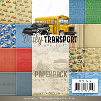 Amy Design - Paper Pad - Daily Transport  6 x 6"
