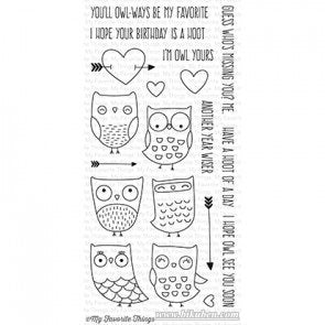 Die-Namics - I'm Owl Yours - Clear Stamps