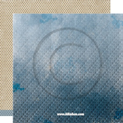 Papirdesign - Fremtidsdrømmer - Opp og ned    12 x 12"