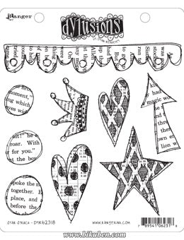 Dylusions - Cling Stamps - Star Struck