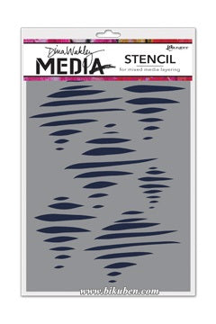 Dina Wakley Media - Stencil - Tornado