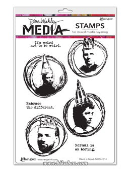 Dina Wakley Media - Stamps - Weird is Good