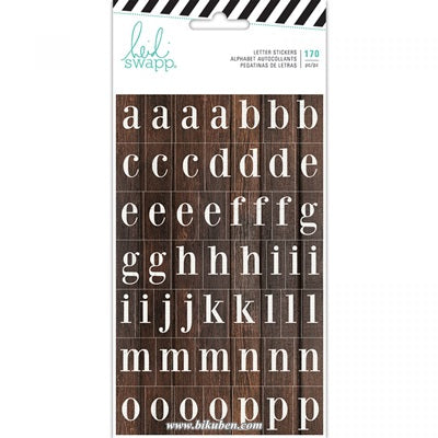 Heidi Swapp - Hawthorne - Alphabet Stickers
