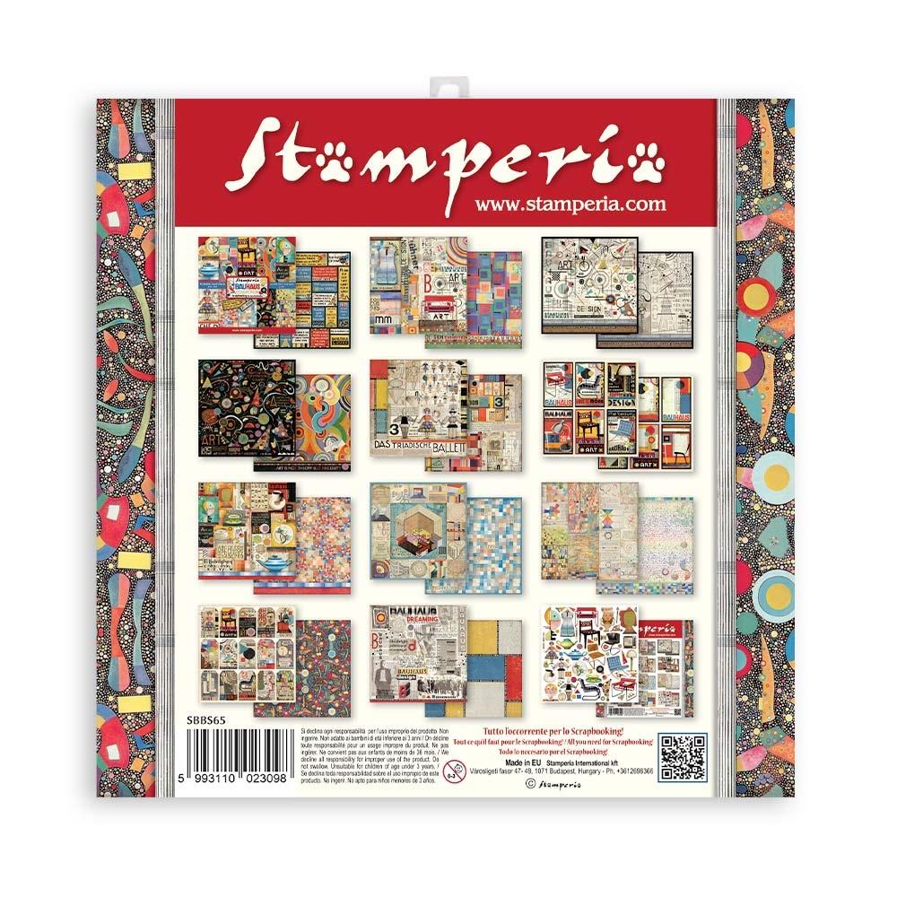 Stamperia - Bauhaus - Paper Pad - 8 x 8"