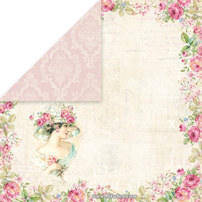 Craft and You - Belissima Rosa - 01   12 x 12"