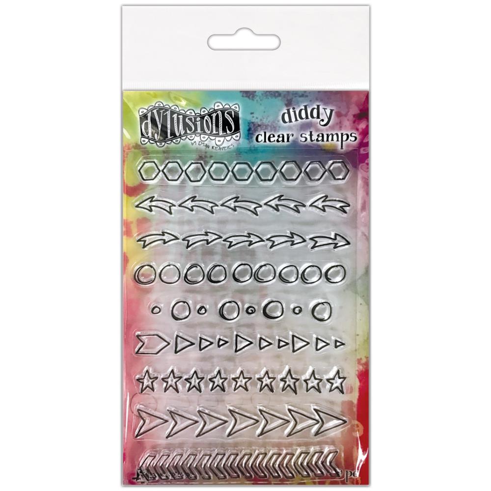 Dylusions -Diddy Stamp set - Clearstamp - Doodles