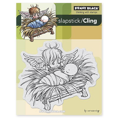 Penny Black - Slapstick Stamp - In the manger