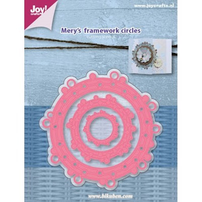 Joy! Crafts Dies - Mery's framework circles