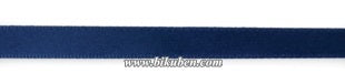 Kort & Godt - Silkebånd - Mørkblå - 10mm - Metervis