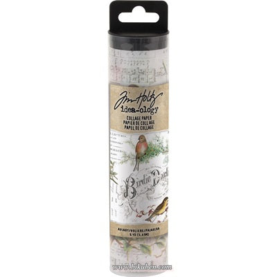 Tim Holtz - Idea-Ology - Collage Paper - Aviary