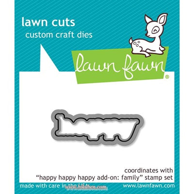 Lawn Fawn - Craft Dies - Happy happy happy  - Family
