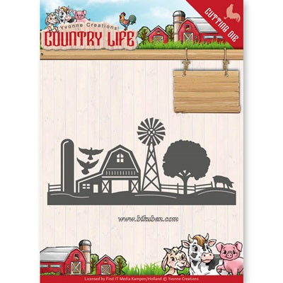 Yvonne Creations - Country Life - Border Dies