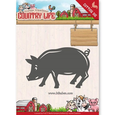 Yvonne Creations - Country Life - Pig Dies