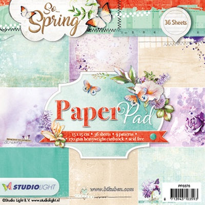 Studiolight - So Spring - Paper Pad  6 x 6"