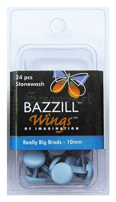 Bazzill - Brads - 10mm - Stonewash