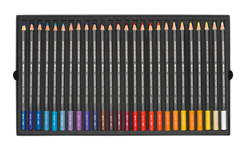 Caran d'Ache - Museum Aquarelle Colour Pencils - 76 stk + 2 colours