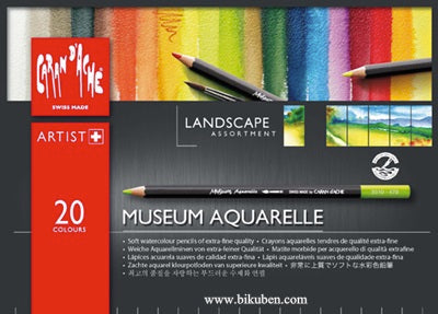 Caran d'Ache - Museum Aquarelle Colour Pencils - Landscape - 20 stk