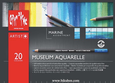 Caran d'Ache - Museum Aquarelle Colour Pencils - Marina - 20 stk