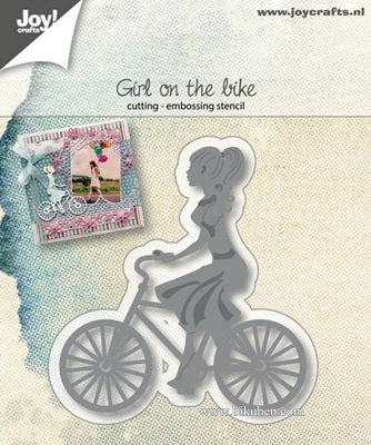 Joy! Crafts Dies - Girl on the bike
