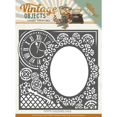 Yvonne Creations - Vintage Objects - Endless Times Frame dies