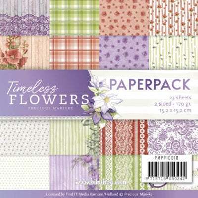 Precious Marieke -  Timeless Flowers Paperpack  6 x 6"