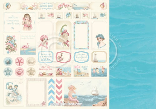 Pion Design - Seaside Stories - Cut Outs   12 x 12"
