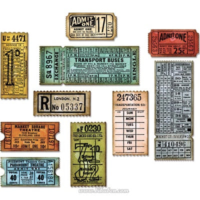 Tim Holtz Alterations - Thinlits - Ticket Booth