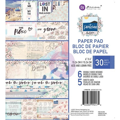 Prima - Santorini - Paper Pad    6 x 6"
