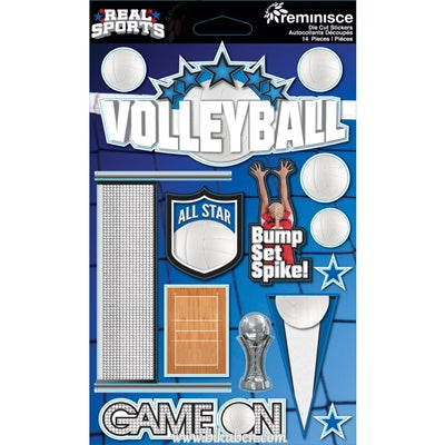 Reminisce - Real Sports - 3D Stickers - Volleyball