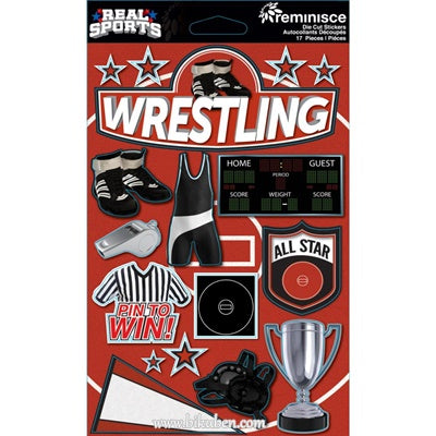 Reminisce - Real Sports - 3D Stickers - Wrestling