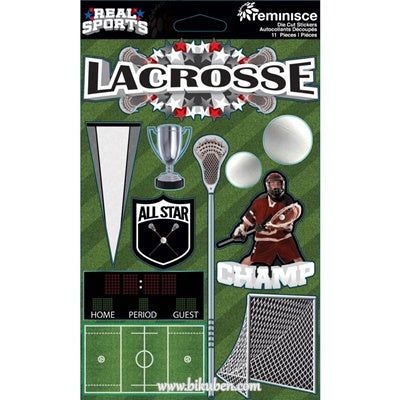 Reminisce - Real Sports - 3D Stickers - Lacrosse