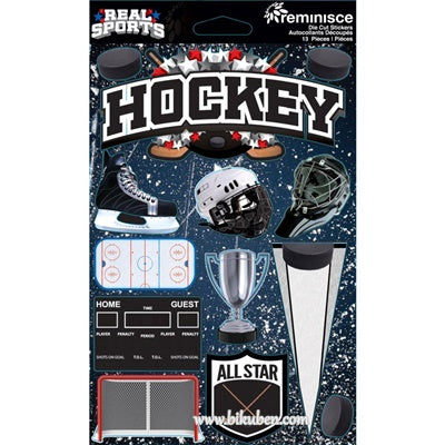 Reminisce - Real Sports - 3D Stickers - Hockey
