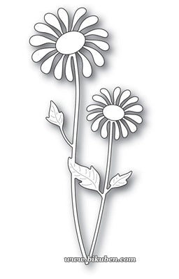 Poppystamps - Craft Die - Delightful Daisy