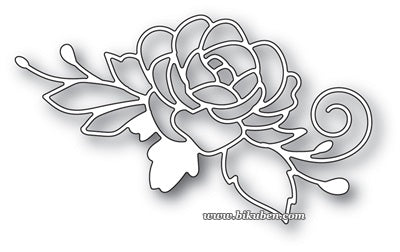 Poppystamps - Craft Die - Blooming Rose