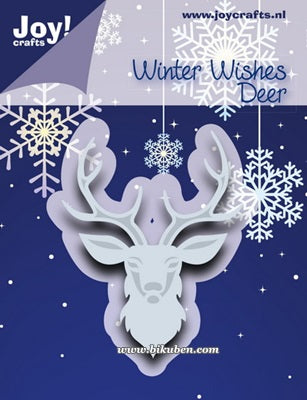 Joy! Crafts Dies - Winter Wishes - Deerhead