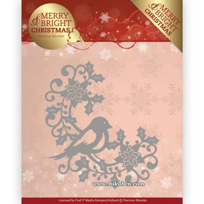 Precious Marieke -  Merry & Bright Christmas - Bird Corner