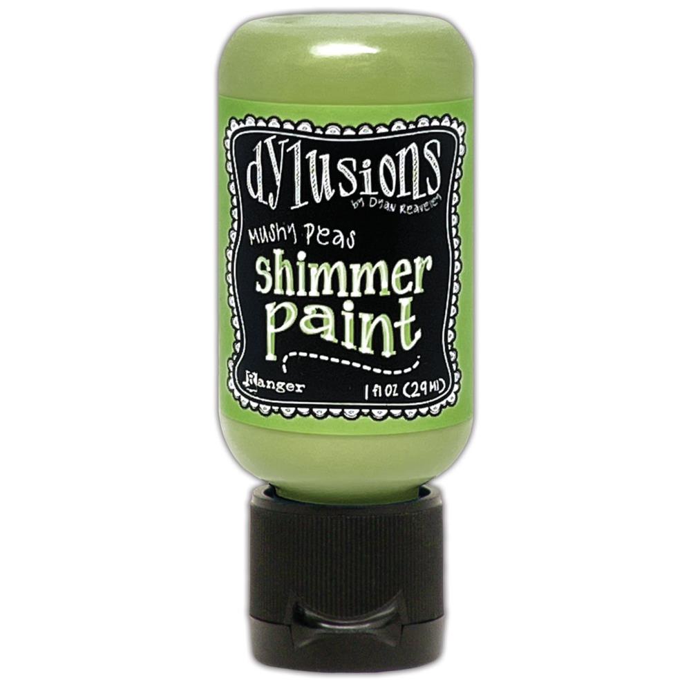 Dylusions - Acrylic - Shimmer Paint - Mushy Peas