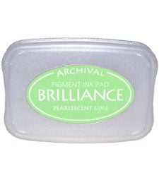 Brilliance - Ink Pad - Pearlscent Lime