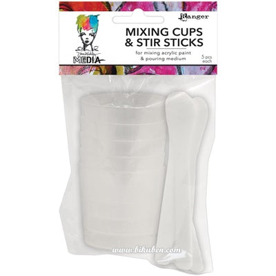 Dina Wakley - Mixing Cups & Stir Sticks