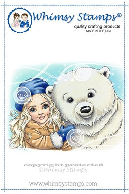 Whimsy Stamps - Cling mount - Polar Friends